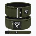 Pas do podnoszenia ciężarów RDX RX1 Weight Lifting Strap army green 3
