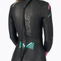 Pianka triathlonowa damska ZONE3 Agile 4 mm black/pink/turquoise 3