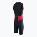 Kombinezon triathlonowy męski ZONE3 Activate Trisuit black/red 3
