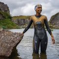 Pianka triathlonowa damska Zone3 Vanquish-X - Limited Edition 5 mm gummetal/gold 9