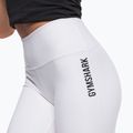 Legginsy treningowe damskie Gymshark Pulse Cropped white 4