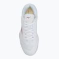 Buty do piłki ręcznej damskie Mizuno Wave Stealth V white/rose/snow white 5