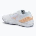 Buty do piłki ręcznej damskie Mizuno Wave Stealth Neo white/navy peony/peach parfait 3