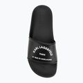 Klapki damskie KARL LAGERFELD Kondo 2.0 Maison black rubber 5