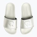 Klapki damskie KARL LAGERFELD Kondo 2.0 NFT Relief silver rubber 4