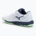 Buty do tenisa męskie Mizuno Wave Enforce Court AC white/ vintage indigo/ neo mint 3