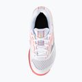 Buty do tenisa dziecięce Mizuno Break Shot 5 Jr CC white/blue granite/calypso coral 11