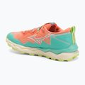 Buty do biegania damskie Mizuno Wave Daichi 9 fresh salmon/white/sharp green 3