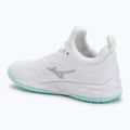 Buty do siatkówki damskie Mizuno Wave Luminous 3 white/blue tint 3
