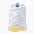 Buty do siatkówki damskie Mizuno Wave Voltage 2 Mid white/calypso coral/pale banan 10