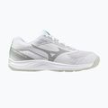 Buty do siatkówki dziecięce Mizuno Cyclone Speed 5 white/black/frozen emerald 8