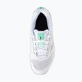 Buty do siatkówki dziecięce Mizuno Cyclone Speed 5 white/black/frozen emerald 11