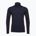 Longsleeve do biegania męski Mizuno Tech Thermal Charge Half Zip baritone blue