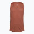 Koszulka do biegania męska Mizuno Tech Light Tank copper brown