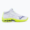 Buty do siatkówki Mizuno Wave Lightning Pro Mid white/lighting yellow/dazzling blue 2