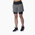 Spodenki do biegania damskie Mizuno Trail Multipocket 2in1 lava smoke 2