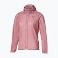 Kurtka do biegania damska Mizuno Tech Light Hooded Jacket rose elegance