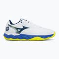 Buty do tenisa męskie Mizuno Wave Enforce Court CC white/dazzling blue/ lightning 2
