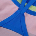 Strój pływacki jednoczęściowy damski Speedo Placement Digital Turnback watermelon/harl green/true cobalt/sweet purple 5