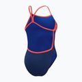 Strój pływacki jednoczęściowy damski Speedo Placement Digital Vback cerulean blue/true cobalt/watermelon/white 3