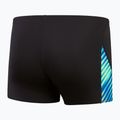 Bokserki pływackie męskie Speedo Allover Digital V-Cut Aquashort black/true cobalt 2