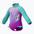 Strój pływacki jednoczęściowy dziecięcy Speedo Digital Long Sleeve Frill diva 3