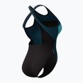 Strój pływacki jednoczęściowy damski Speedo High Neck Splice Cross Back dark teal 6