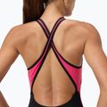 Strój pływacki jednoczęściowy damski Speedo High Neck Splice Cross Back raspberry fill 6