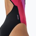 Strój pływacki jednoczęściowy damski Speedo High Neck Splice Cross Back raspberry fill 7