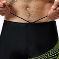 Bokserki pływackie męskie Speedo Medley Logo Aquashort black/hyper yellow 6