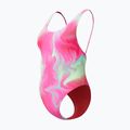 Strój pływacki jednoczęściowy damski Speedo Flu3nte Printed Convertible coral sands 3