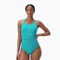 Strój pływacki jednoczęściowy damski Speedo Eco Endurance+ Printed Medalist turquoise gem