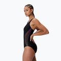 Strój pływacki jednoczęściowy damski Speedo Placement Muscleback anthracite 3