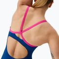 Strój pływacki jednoczęściowy damski Speedo FL Solid Flyback 2.0 aegean denim/flare pink 5