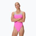 Strój pływacki jednoczęściowy damski Speedo FL Solid V-Back 2.0 neon flamingo