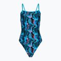 Strój pływacki jednoczęściowy damski Speedo Printed Web Back canyon ombre/black
