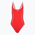 Strój pływacki jednoczęściowy damski Speedo Texture Bound Scoop high risk red/bright white