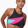 Strój pływacki dwuczęściowy damski Speedo Hyperboom Butterfly Back anthracite/margarita pink 4