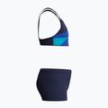Strój pływacki dwuczęściowy dziecięcy Speedo Hyperboom Butterfly Back peacoat/deep sapphire 5