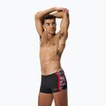 Bokserki pływackie Speedo Hyperboom Splice Aquashort anthracite/high risk red 3