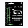 Zestaw wentyli presta Peaty's X Chris King MK2 Tubeless Valves 80 mm emerald 2