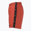 Szorty kąpielowe dziecięce Nike Logo Tape 4'' Volley picante red 6