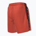 Szorty kąpielowe dziecięce Nike Logo Tape 4'' Volley picante red 7