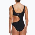 Strój pływacki jednoczęściowy damski Nike Block Texture black 6