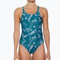 Strój pływacki jednoczęściowy damski Nike Hydrastrong Multi Print Fastback mineral teal 4