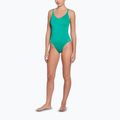 Strój pływacki jednoczęściowy damski Nike Essential V-Neck stadium green 5