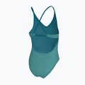 Strój pływacki jednoczęściowy dziecięcy Nike Ocean Bound Ripple Texture Lace Up blached turquoise 3