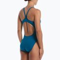 Strój pływacki jednoczęściowy damski Nike Solid Racerback green abyss 3