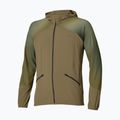 Kurtka do biegania męska Mizuno Active Alpha Hooded Jacket martini olive