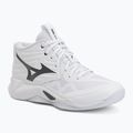Buty do siatkówki Mizuno Wave Momentum Pro Mid white/metallic gray/black